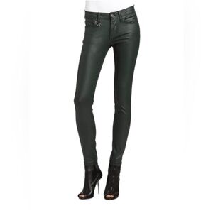 Women's green emerald BURBERRY BRIT 'WESTBOURNE' SKINNY ANKLE JEANS SIZE 31